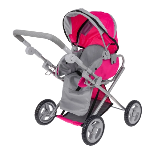 Wózek Dla Lalek 3w1 Gondola Spacerówka Nosidełko FL8166-1